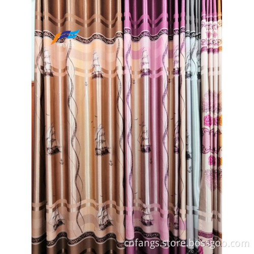 Modern Design Polyester Black-out Curtain Fabric